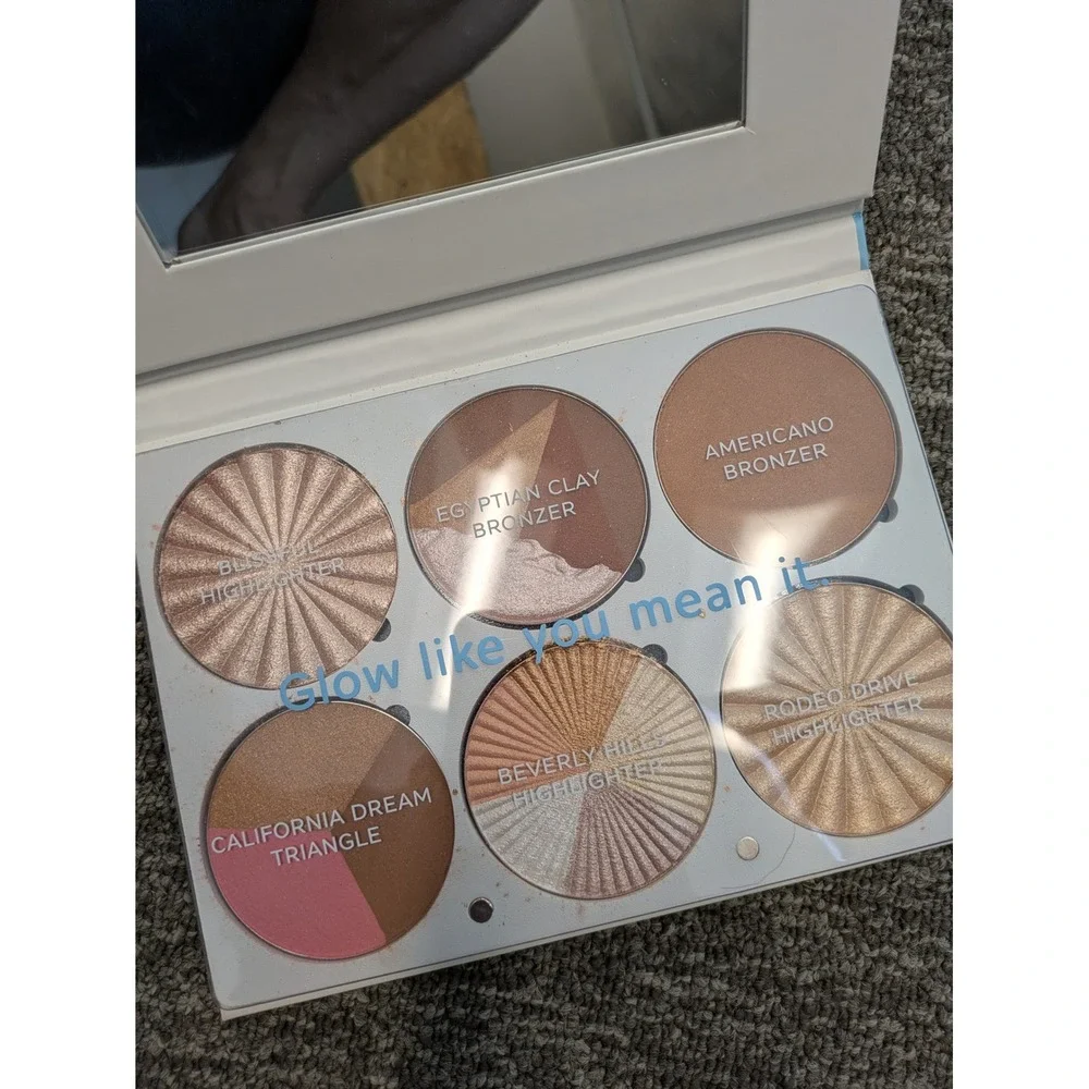 Ofra On The Glow Palette Women's 60g Multi Highlighter Bronzer Shimmer Radiant